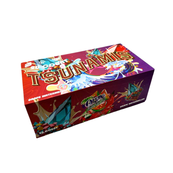 Tsunami Disposable Vape Case - Grape Watermelon (2G)